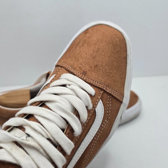 Vans | Old Skool tan brown suede granola low-top sneakers | WMS 10 - Picture 4 of 12